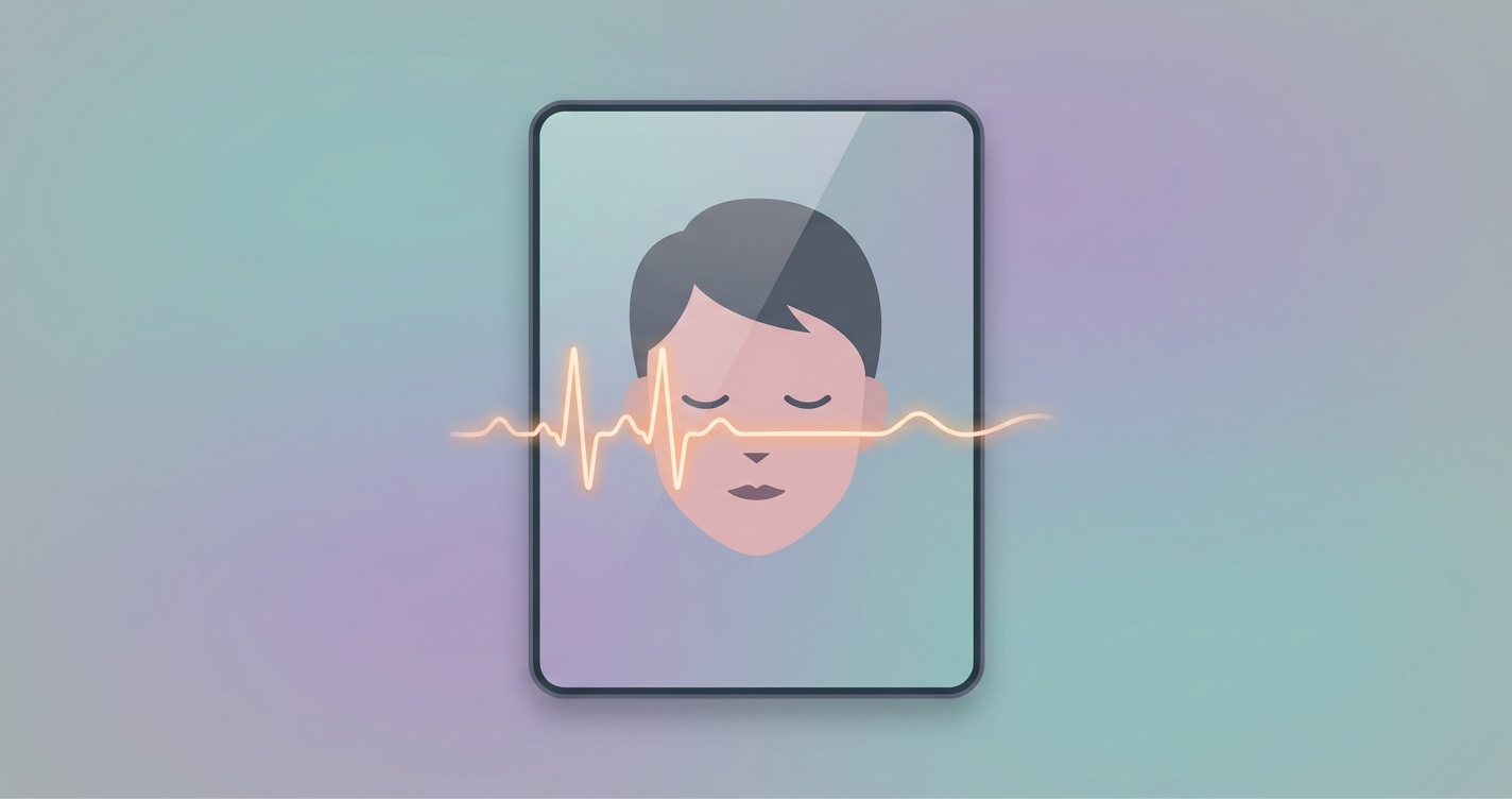 How does my smart mirror know my heart rate while I brush my teeth?