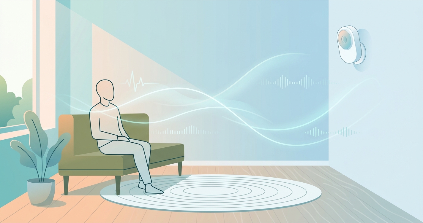 Can my security camera tell if someone is unwell in their home all day?